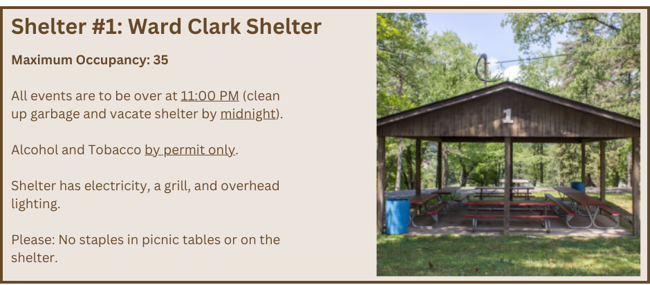 Shelter 1 Ward Clark Shelter